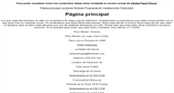 Desktop Screenshot of antenahuelvaradio.net